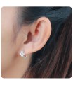 Flower Huggies Earring STHG-05